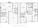 Two-story home floorplan with 3 bedrooms at 1569 High Falls Ln, Grayson, GA 30017