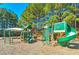 Community playground featuring slides and climbing structures, perfect for children at 37 Highcrest Dr, Acworth, GA 30101