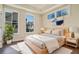 Main bedroom with hardwood floors and large windows at 1074 Crest Se Cir, Atlanta, GA 30312