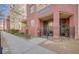 Building entrance with brick facade and wrought iron gate at 870 Mayson Turner Rd # 1326, Atlanta, GA 30314