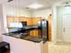 Modern kitchen with stainless steel appliances and granite at 870 Mayson Turner Rd # 1326, Atlanta, GA 30314