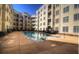 Inviting rectangular pool surrounded by a patio at 870 Mayson Turner Rd # 1326, Atlanta, GA 30314