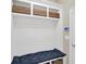 Functional mudroom featuring built-in storage, seating, and cubbies, perfect for organization at 3000 Smyrna Grove Dr, Smyrna, GA 30082