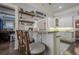 Kitchen breakfast bar with granite countertop and seating at 4824 Archer Pl, Acworth, GA 30101