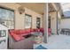 Relaxing patio area with fire pit and sectional seating at 4824 Archer Pl, Acworth, GA 30101