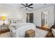 Bright bedroom with hardwood floors and plenty of natural light at 3051 Maple Ln, Alpharetta, GA 30009