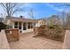 Spacious deck with access to sunroom and backyard at 1836 Poinsetta Dr, Acworth, GA 30102