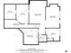 Finished basement floor plan featuring recreation rooms, sitting room, and an additional bedroom and storage areas at 785 Charleston Dr, Roswell, GA 30075