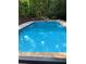 Refreshing in-ground pool with clear water and a clean stone surround, ready for summer at 785 Charleston Dr, Roswell, GA 30075