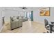 Spacious Gathering room with a sectional sofa and access to the backyard at 2858 Spring Villa Se Ln, Smyrna, GA 30080