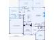 Two-story home floor plan with 5 bedrooms, 3 baths, and a 2-car garage at 5270 Birch Valley Rd, Cumming, GA 30028