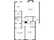 Detailed floor plan illustrating the layout of the home, including room dimensions at 23 Chelsea Ct, Avondale Estates, GA 30002