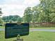 Community lake rules and restricted use of the premises sign at the lake at 23 Chelsea Ct, Avondale Estates, GA 30002