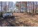 Boat and trailer on wooded lot with additional storage at 200 Heath Rd, Carrollton, GA 30116