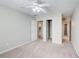 Spacious bedroom with ceiling fan and carpet flooring at 331 Ivy Manor Nw Dr, Marietta, GA 30064