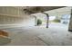 Unfinished two-car garage space that offers an opportunity to customize as a workshop or parking area at 152 Darbys Run Ct, Hiram, GA 30141