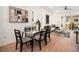 Open dining area with glass table and modern chairs at 2199 Lenox Ne Rd # 14, Atlanta, GA 30324