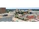 Aerial view of the city, showing the building's location and surrounding area at 32 Peachtree Nw St # 308, Atlanta, GA 30303