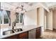 Updated kitchen with granite countertops and a double sink at 32 Peachtree Nw St # 308, Atlanta, GA 30303