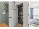 Conveniently located, this laundry area features a stacked washer and dryer for efficient space-saving at 2199 Lenox Ne Rd # 13, Atlanta, GA 30324