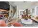 Open concept living space that includes living room, dining area, kitchen and staircase at 2199 Lenox Ne Rd # 13, Atlanta, GA 30324