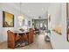 Open floor plan combining dining and living areas, with modern decor and ample natural light at 2199 Lenox Ne Rd # 13, Atlanta, GA 30324