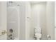 Small bathroom with shower/tub combo and toilet at 135 Eagles Club Dr, Stockbridge, GA 30281