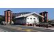 Street view of the Acworth train station and pedestrian bridge on a sunny day at 2458 Bayberry St, Acworth, GA 30101