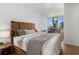 Bedroom with a large window and views of the city skyline at 3325 Piedmont Ne Rd # 2407, Atlanta, GA 30305