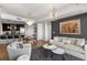 Comfortable living room featuring modern decor, city views, and an open concept design at 3325 Piedmont Ne Rd # 2407, Atlanta, GA 30305