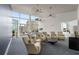 Relaxing lounge area with comfortable chairs and a table, with a view of the city at 3325 Piedmont Ne Rd # 2407, Atlanta, GA 30305