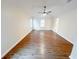 Large bedroom with wood flooring and ceiling fan at 3405 Summer Brooke Way, Union City, GA 30291