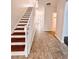 Bright entryway with tiled floors and staircase at 3405 Summer Brooke Way, Union City, GA 30291