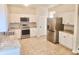 Modern kitchen with white cabinets and granite countertops at 3405 Summer Brooke Way, Union City, GA 30291