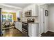 Modern kitchen with stainless steel appliances and granite countertops at 1385 Kenilworth Sw Dr, Atlanta, GA 30310