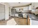 Kitchen with stainless steel appliances and white cabinets at 4160 Alveston Dr, Atlanta, GA 30349