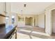 Kitchen features tile floors and a view into the living room at 4160 Alveston Dr, Atlanta, GA 30349