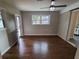 Bright dining area with hardwood floors and backyard access at 1800 Pinedale Nw Dr, Atlanta, GA 30314