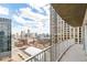 Spacious balcony with city views at 361 17Th St # 2001, Atlanta, GA 30363