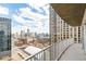 Panoramic city views from spacious balcony at 361 17Th St # 2001, Atlanta, GA 30363