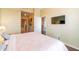 Bright bedroom with king-size bed and city view at 361 17Th St # 2001, Atlanta, GA 30363