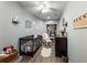 Bedroom featuring crib, rocker, and closet at 1891 Prospect Church Rd, Lawrenceville, GA 30043