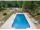 Aerial view of refreshing inground pool at 1891 Prospect Church Rd, Lawrenceville, GA 30043