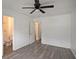 Bright bedroom with grey flooring and access to bathroom at 6945 Brown S Dr, Fairburn, GA 30213