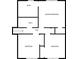 Second floor plan featuring Primary bedroom and two additional bedrooms at 1129 Gate Post Ln, Lawrenceville, GA 30044