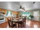Bright kitchen with a breakfast table, wood cabinets, and plenty of counter space at 1155 Casteel Rd, Powder Springs, GA 30127