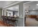 View of kitchen and living room with breakfast bar and hardwood floors at 1155 Casteel Rd, Powder Springs, GA 30127