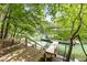 Dock on the water with stairs and ladder at 6006 Lanier Heights Cir, Buford, GA 30518