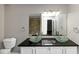 Bathroom with double sinks and granite countertop at 4025 Casa Verde Dr, Atlanta, GA 30349