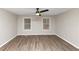 Well-lit bedroom with wood-look floors at 4025 Casa Verde Dr, Atlanta, GA 30349